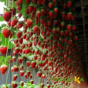 Клубника ампельная Анастасия купить по цене от 370р. в интернет-магазине «Посадика» с доставкой почтой в в Рудняе и по всей России – [изображение №1].
